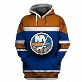 Islanders Blue All Stitched Hooded Sweatshirt,baseball caps,new era cap wholesale,wholesale hats